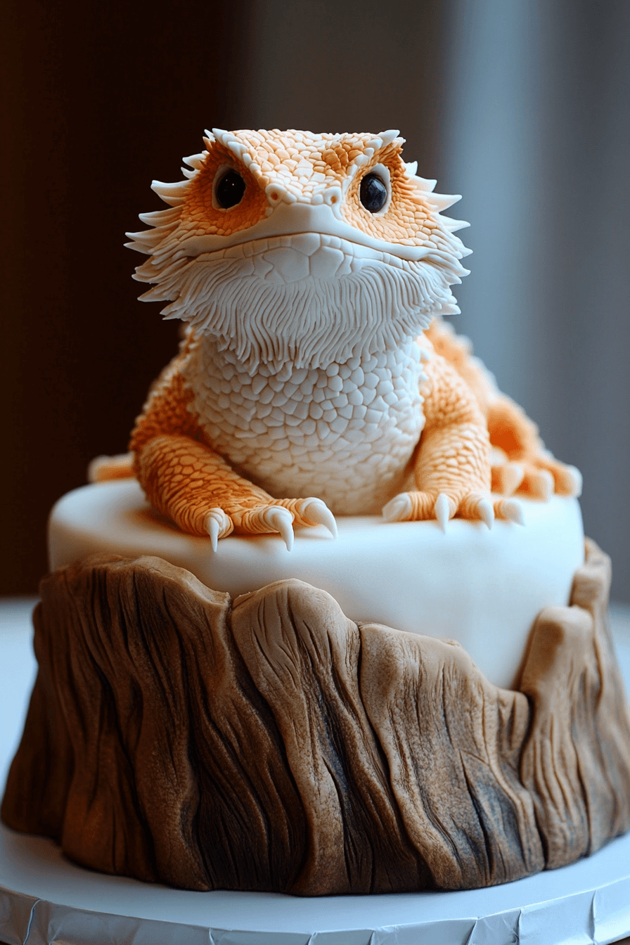bearded dragon cake