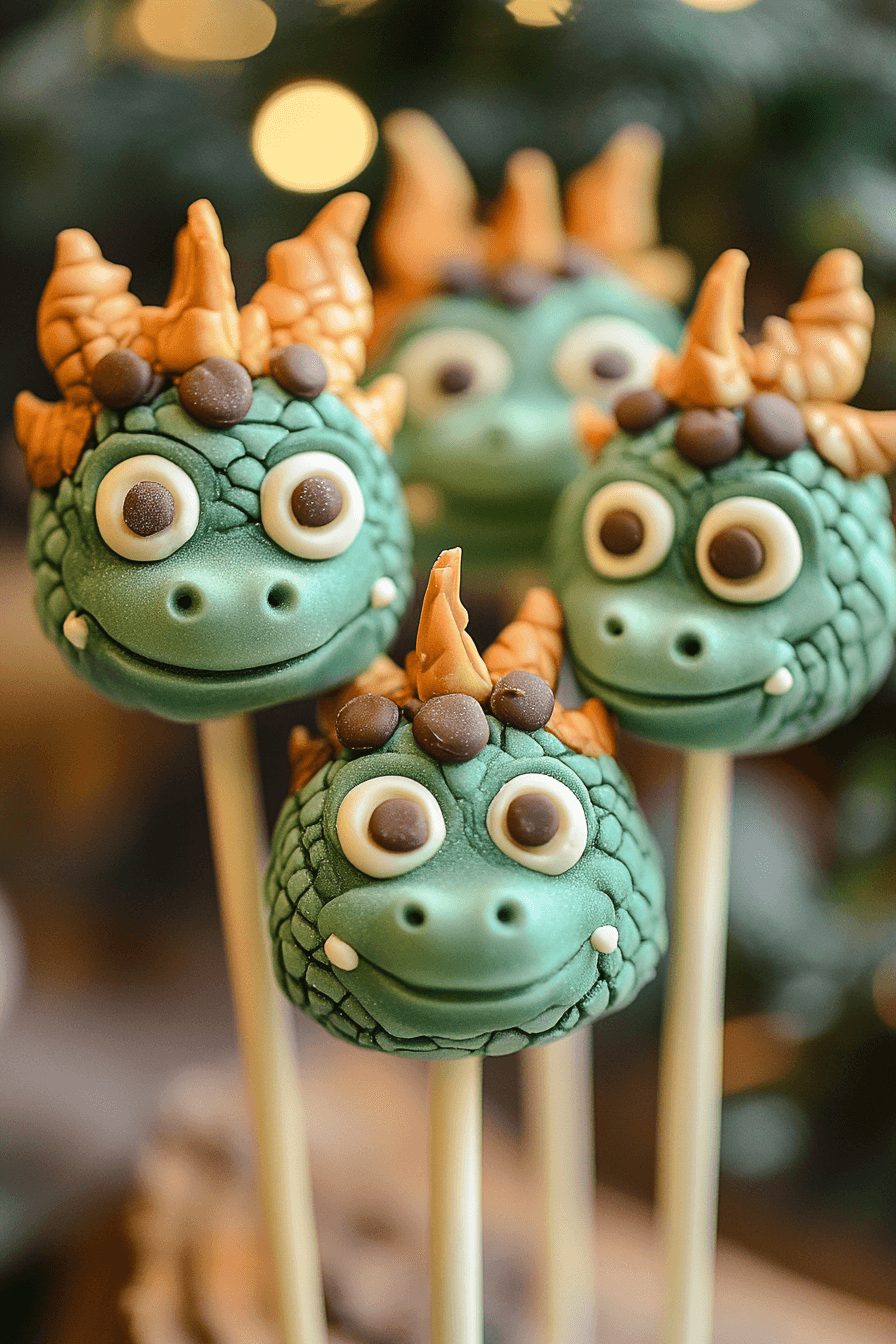 dragon cake pops
