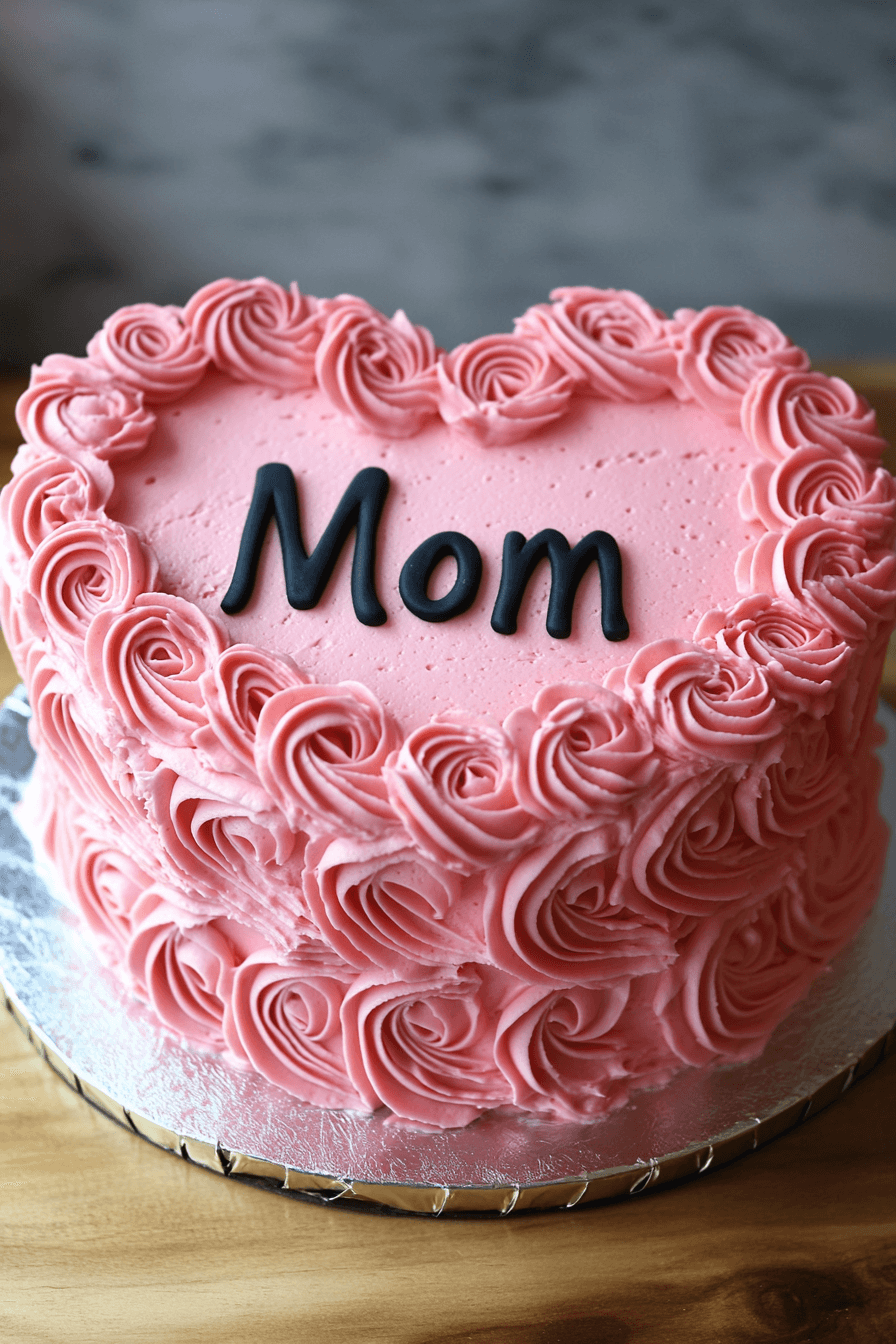 mothers day cake design simple