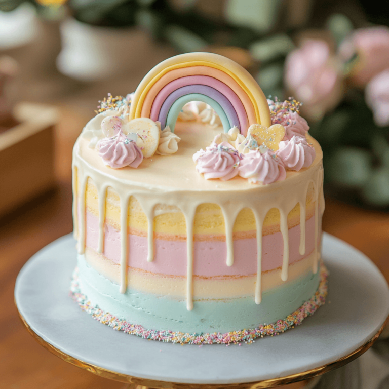 40 Rainbow Birthday Cake Ideas That'll Make Your Party Pop